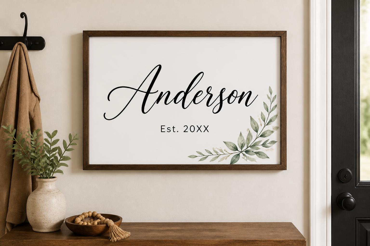 Make A Layered Family Name Entry Sign project preview