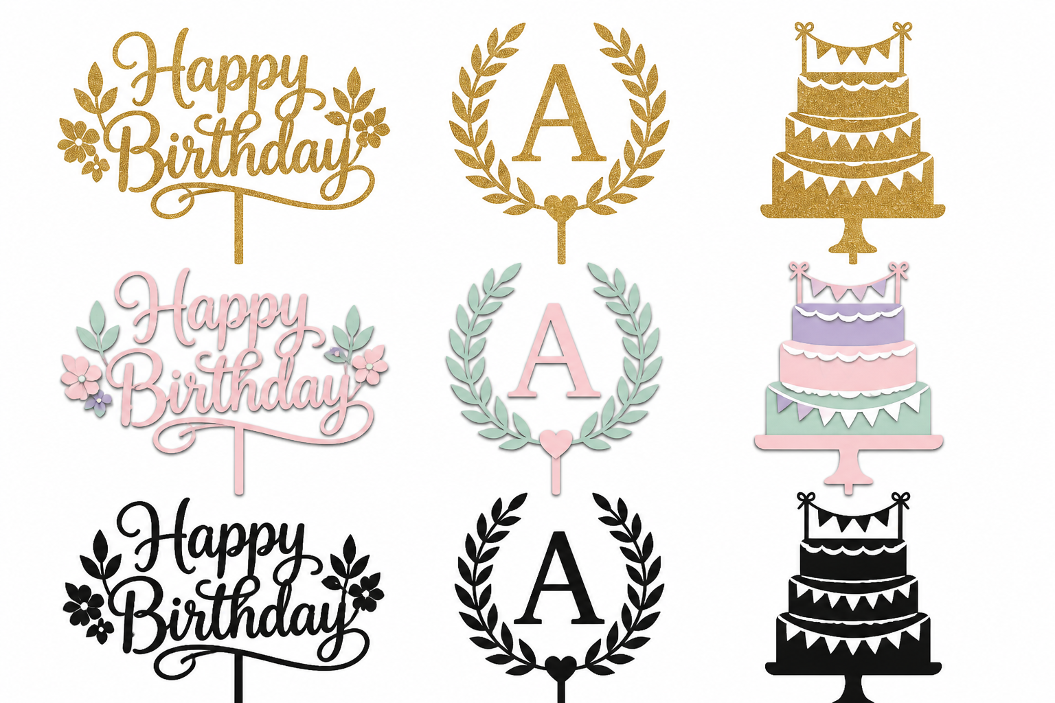 Custom Cake Toppers (paper & Pick) project preview