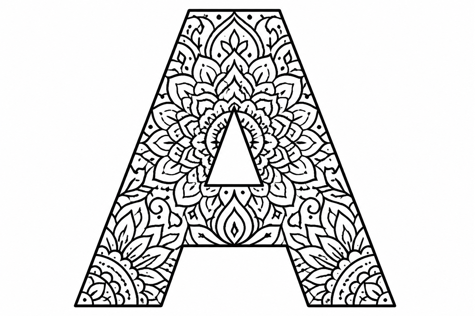 Mandala Letters project preview