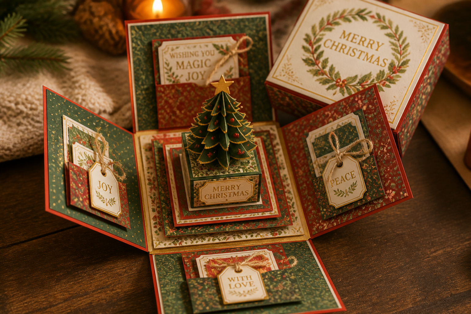 Merry Christmas Exploding BOX project preview