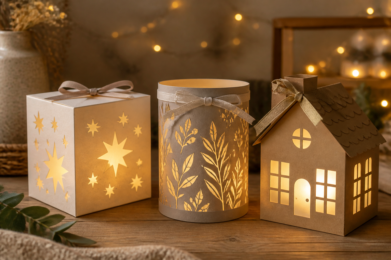 Light Luminaries (paper Luminaries With LED Lights) project preview