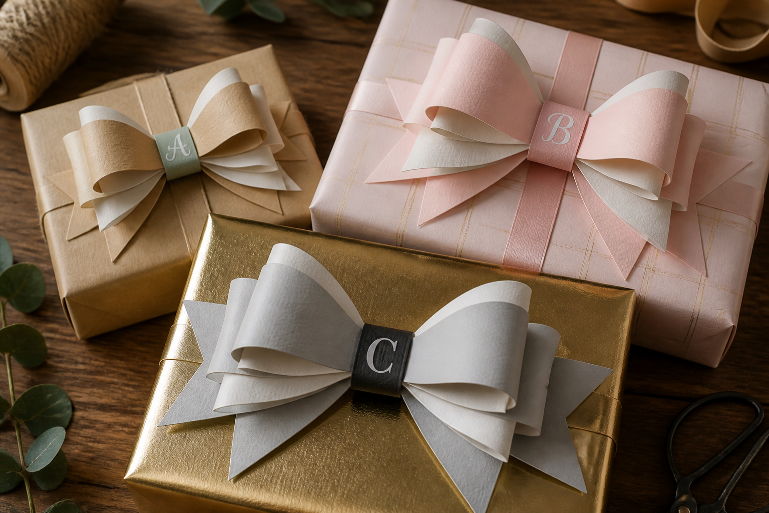 Party BOW Gift Wrap project preview