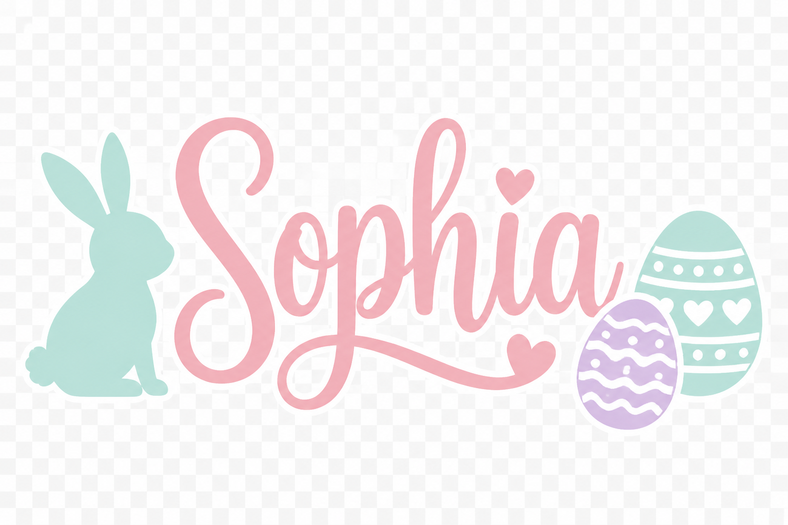 Easter Basket Name Decal — Personalized Vinyl Decal FOR Reusable Baskets project preview