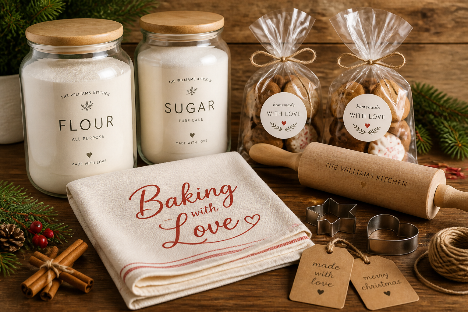 Personalized Christmas Baking SET project preview