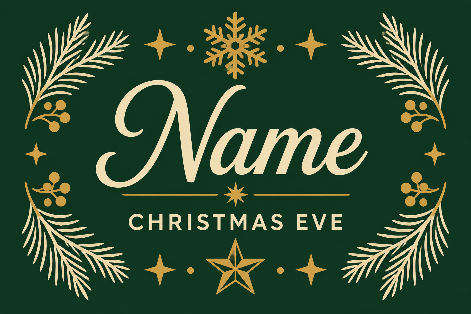 Personalized Christmas EVE BOX project preview
