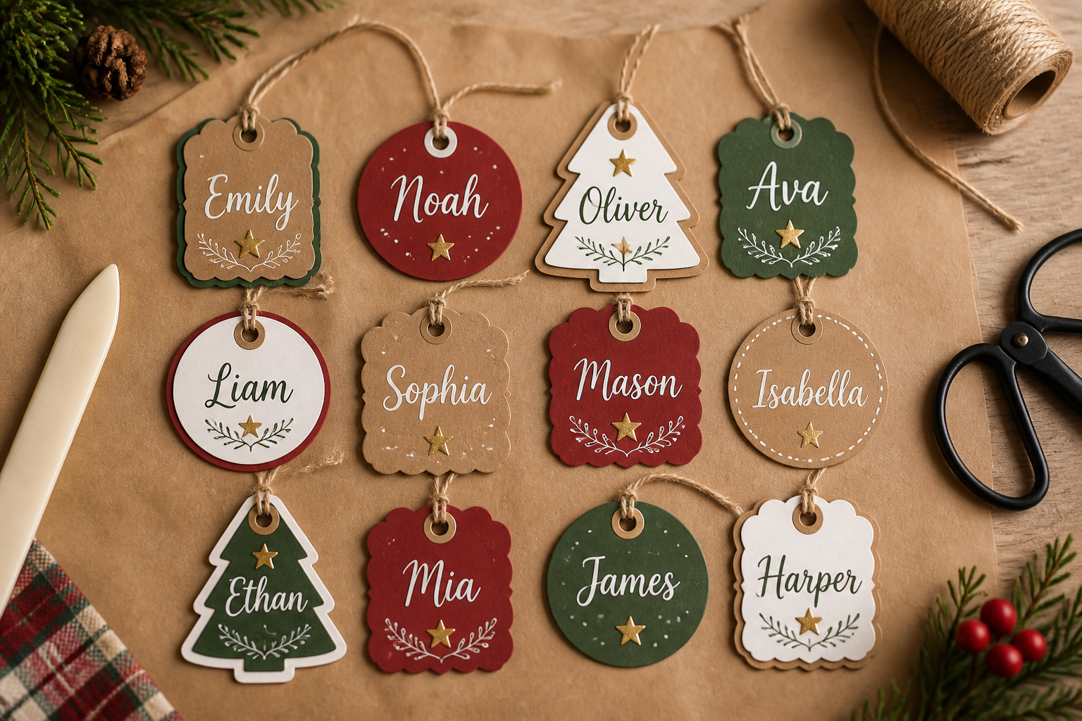 Personalized Christmas Gift Tags project preview