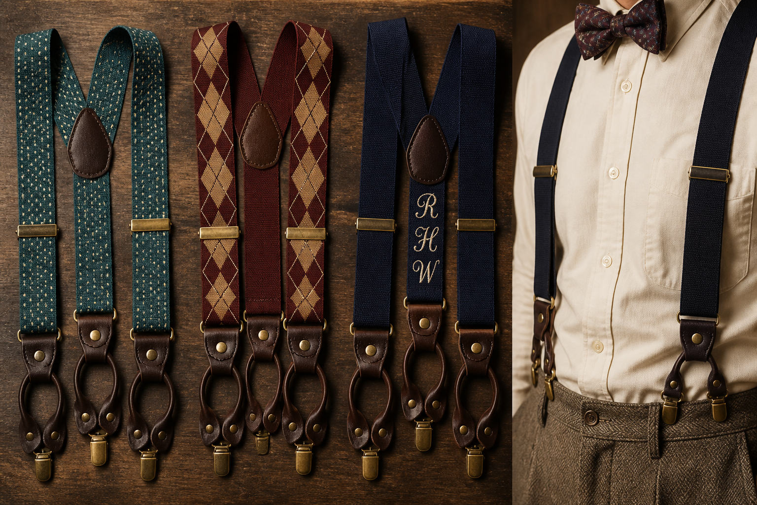 Personalized Retro Suspenders project preview