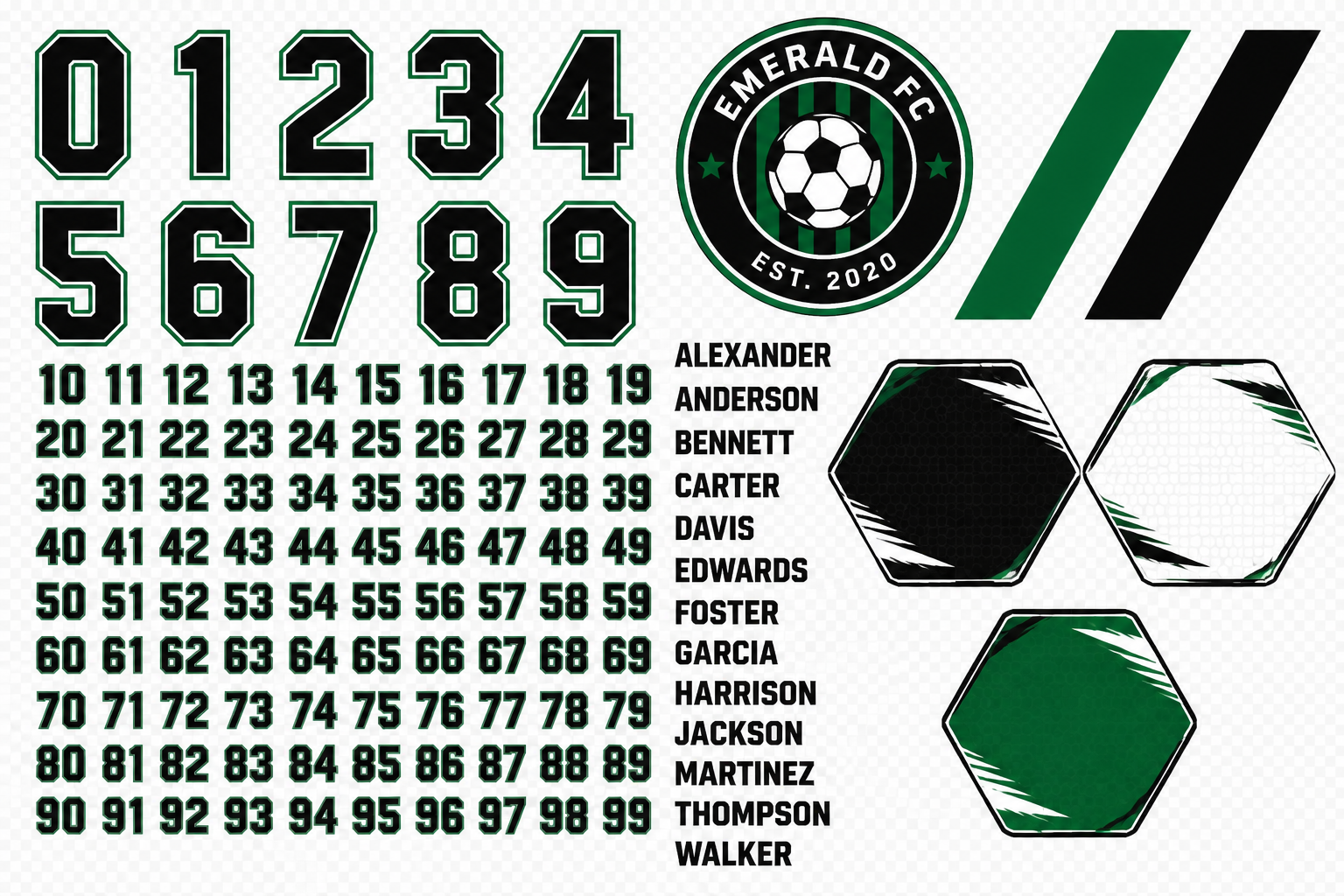 Personalized Soccer Ball Decals project preview
