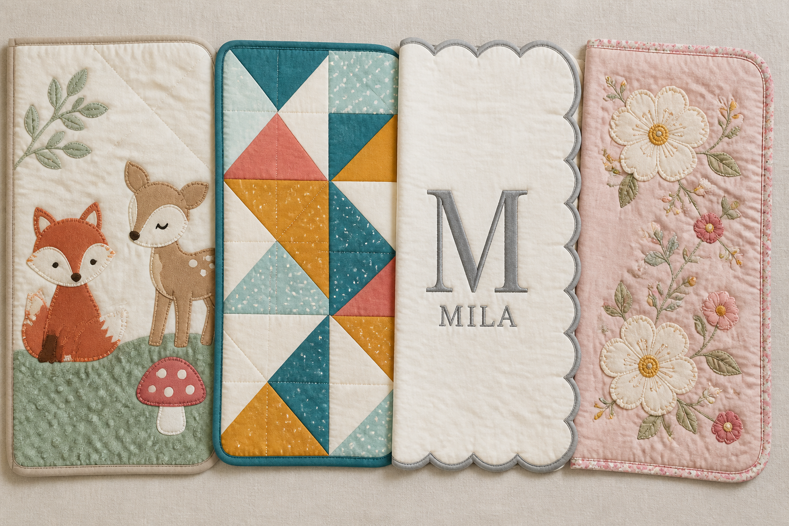 Pieced Baby Blanket (appliqué & Patch Designs) project preview
