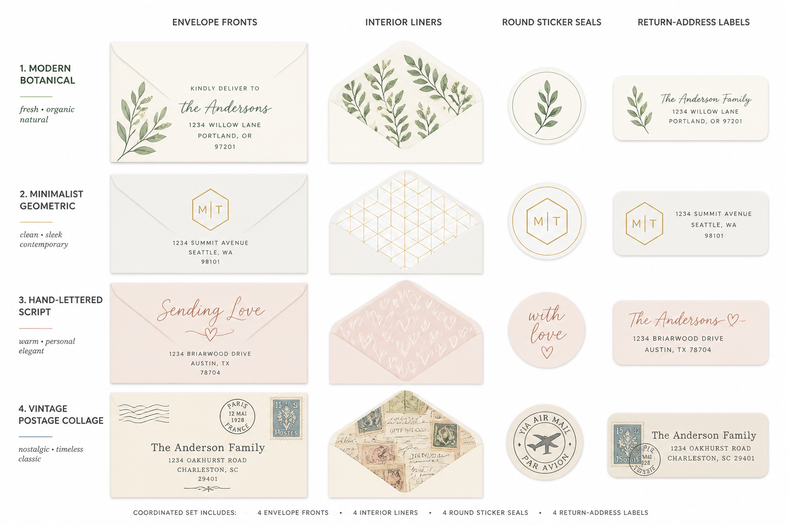 Printed Envelopes: Custom Fronts & Liners project preview