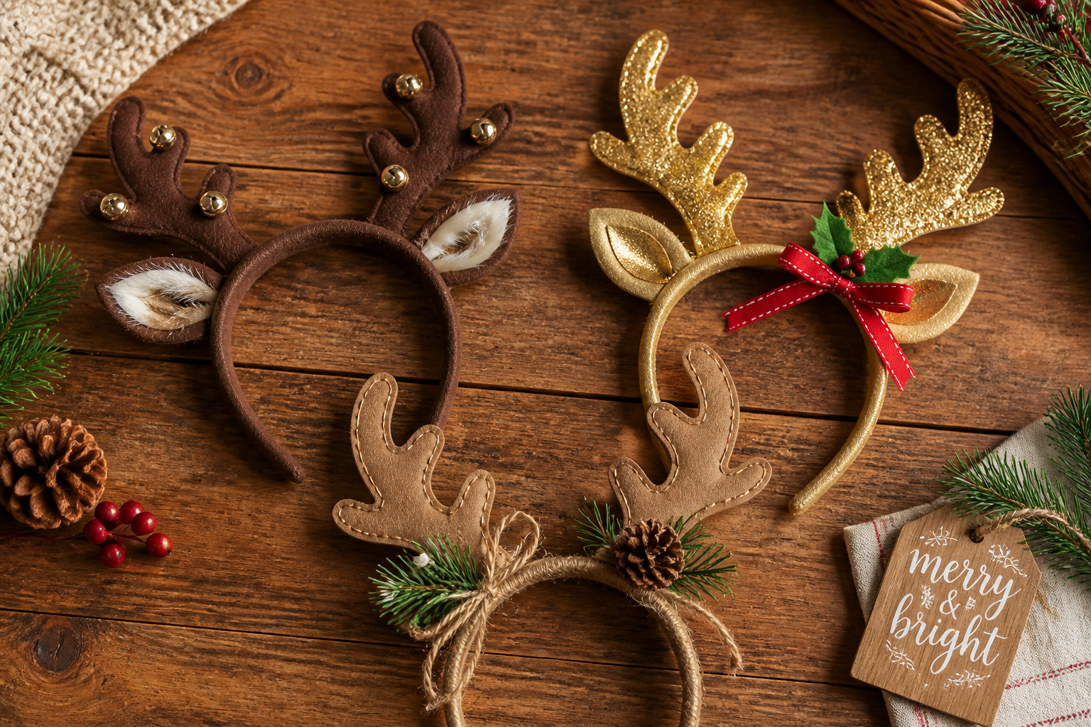 Reindeer Antlers Headband project preview