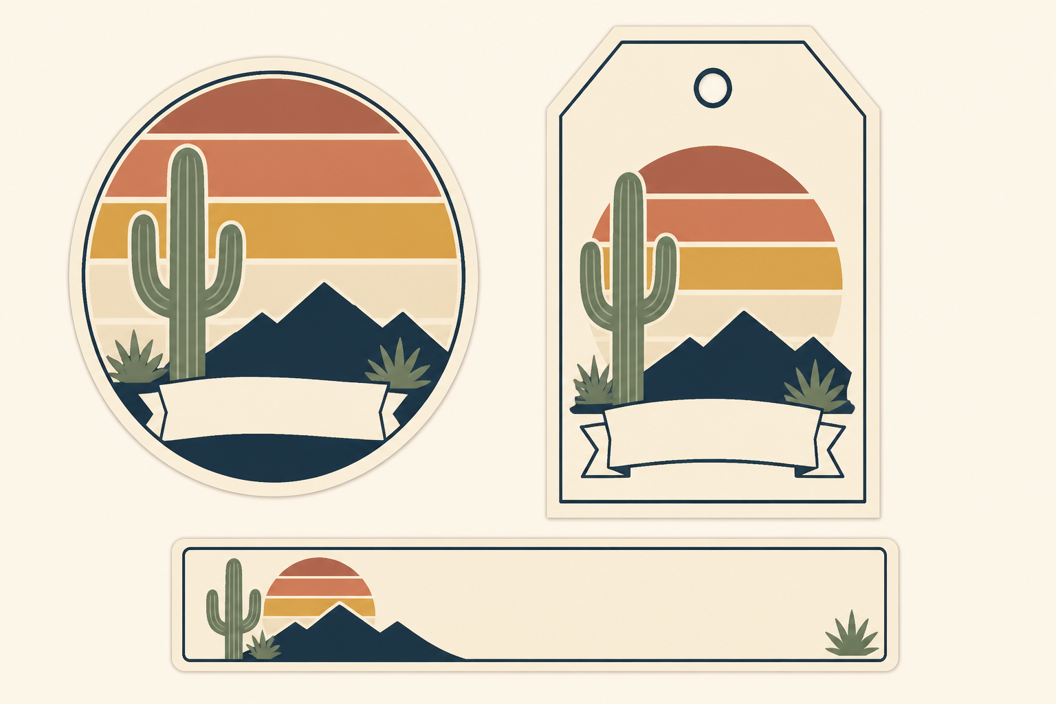 Retro Desert Themed Groomsman Favors project preview