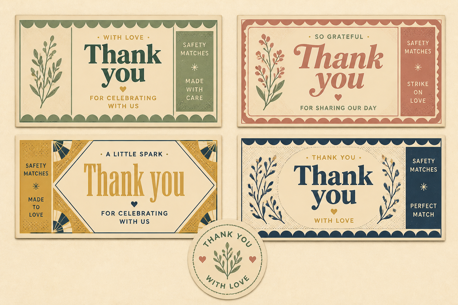 Retro Wedding Matchbox Favors project preview