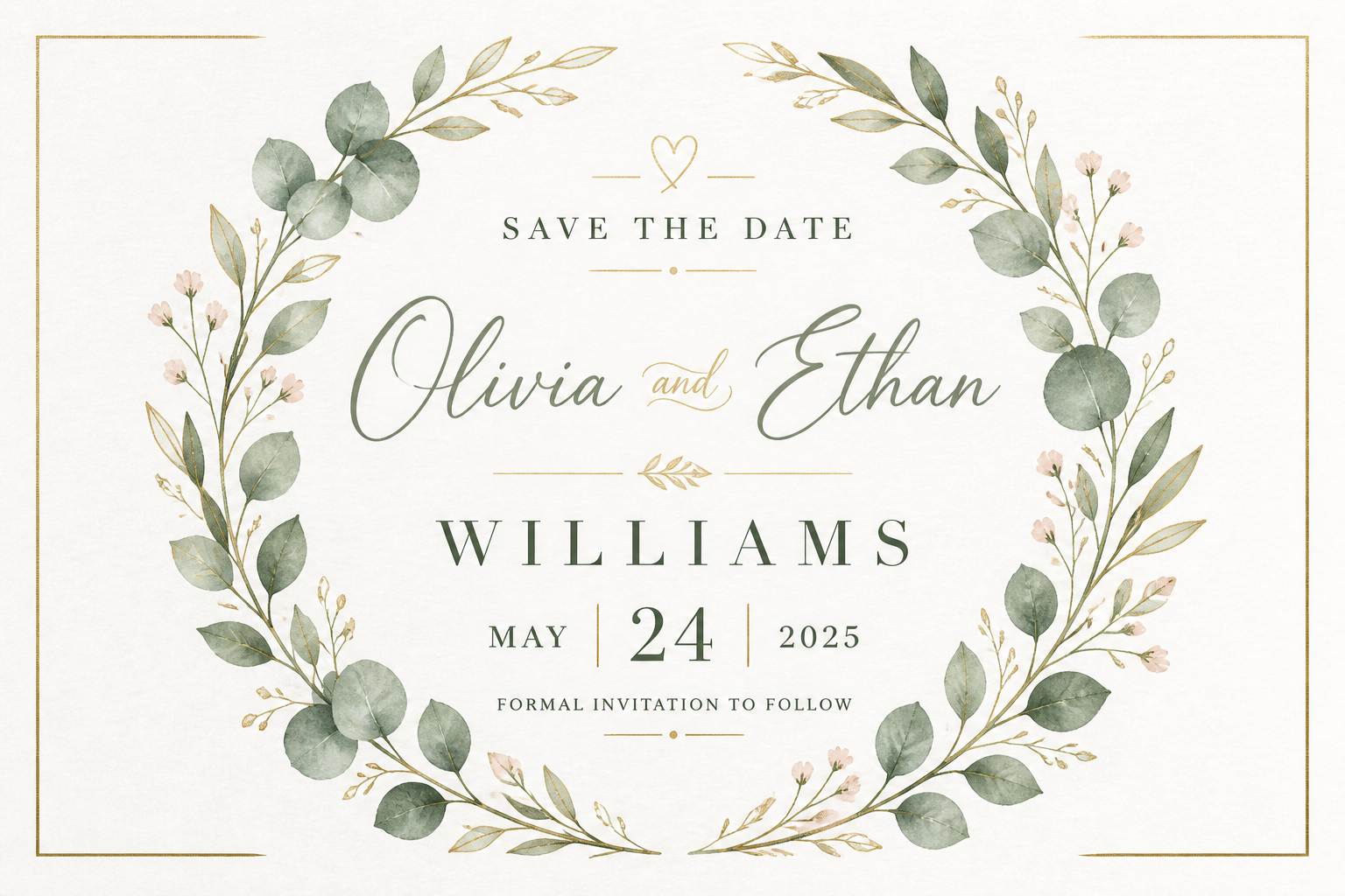 Save‑the‑date Cards (cutting‑machine Friendly) project preview