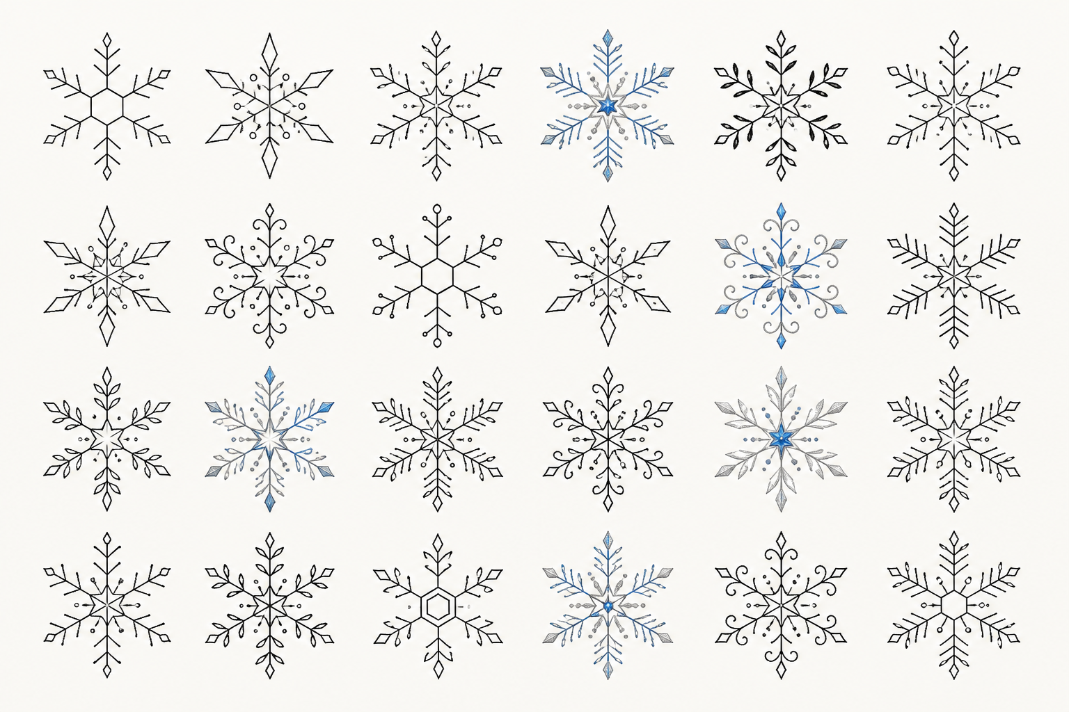 Shrinky Plastic Snowflake Ornaments project preview