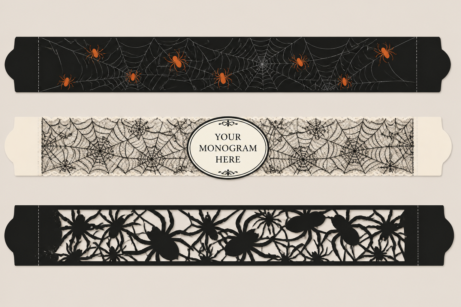Spider Candle Wraps project preview