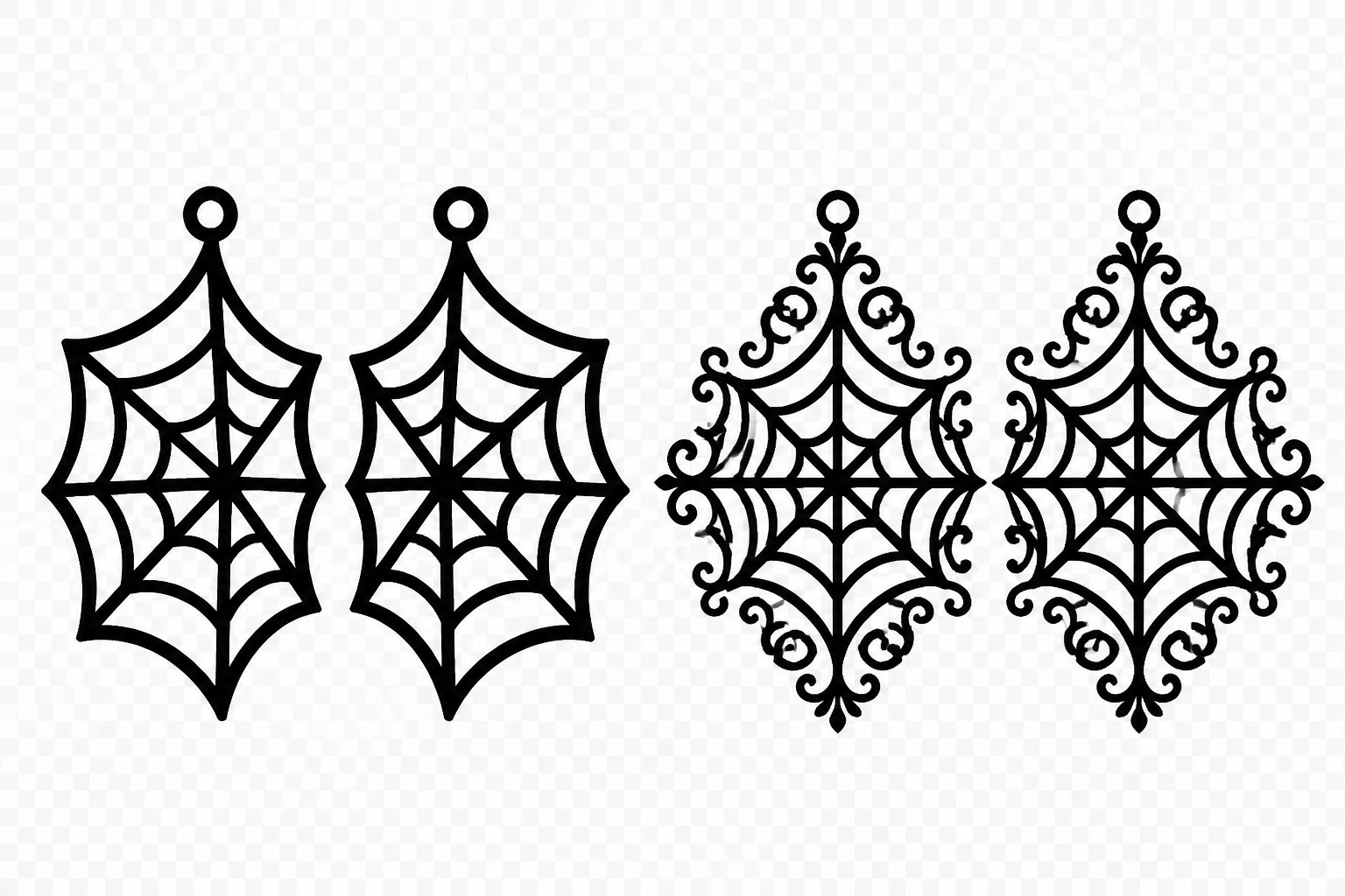 Spider WEB Earrings project preview