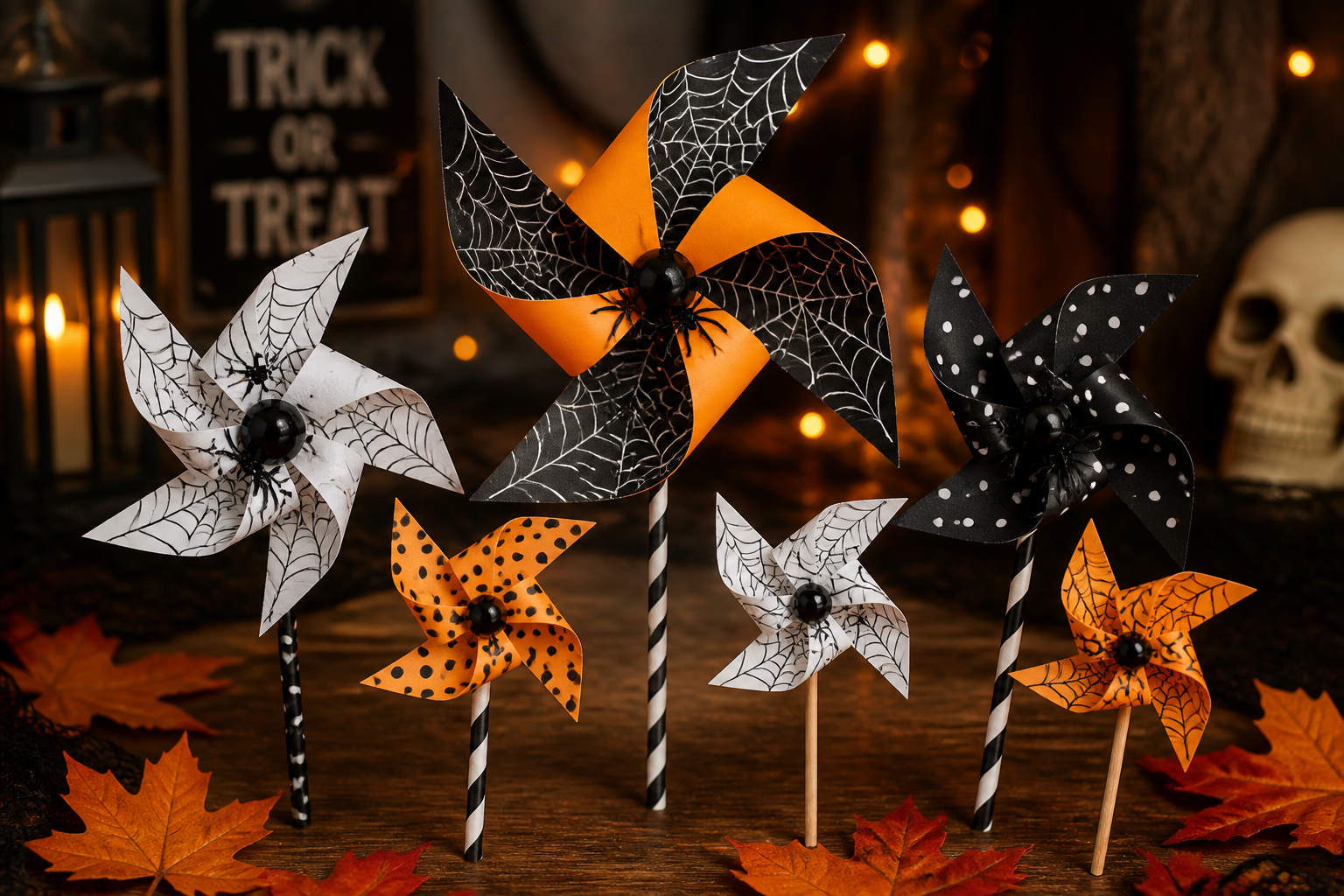 Spider WEB Pinwheels project preview
