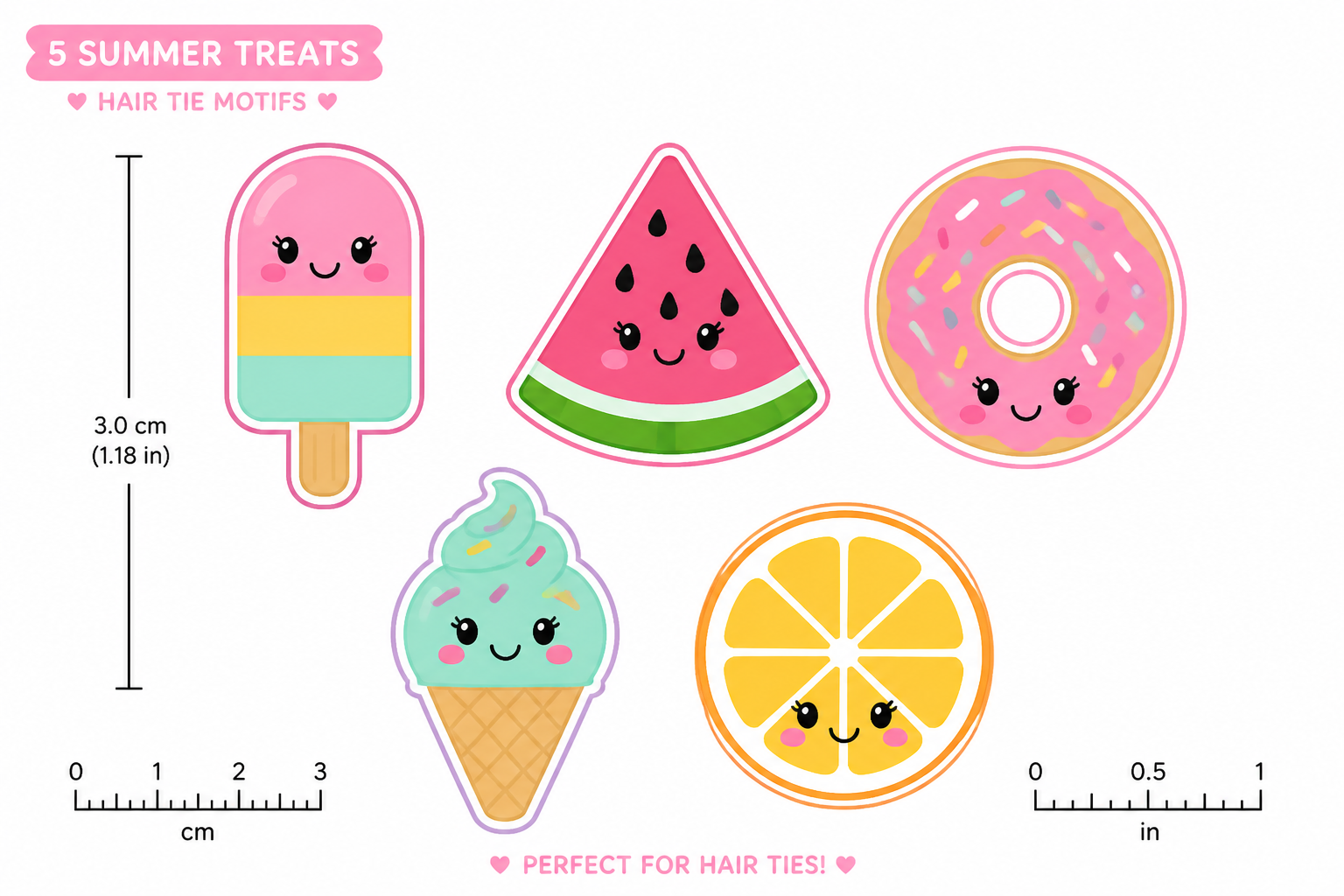 Summer Treats Hair Ties project preview