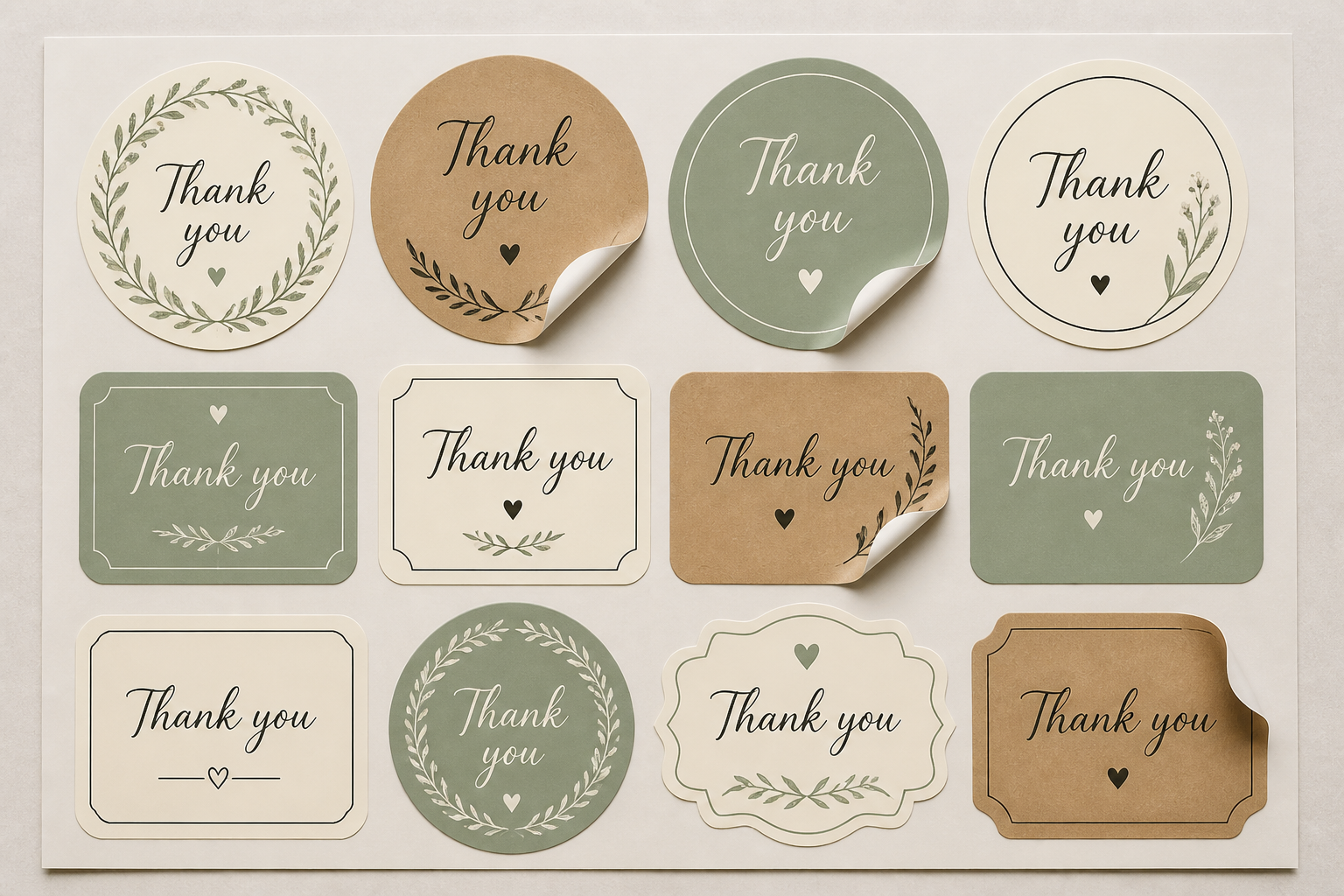 Thank YOU Stickers FOR Envelopes & Gift Packaging project preview