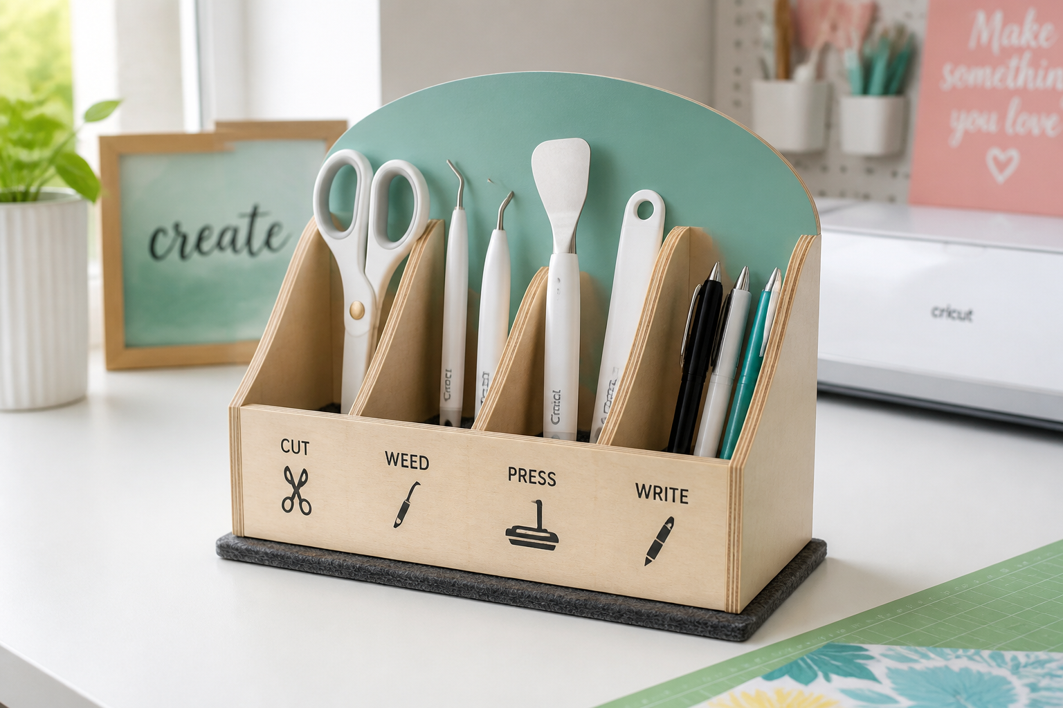 Custom Desktop Tool Holder & Organizer project preview