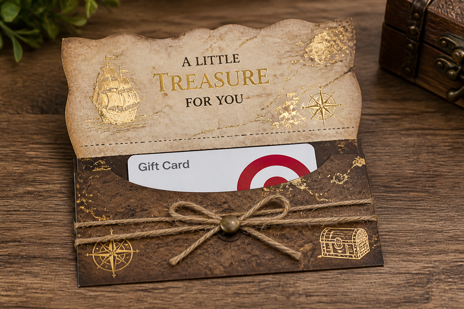 Treasure Perforated Gift Card Holder project preview
