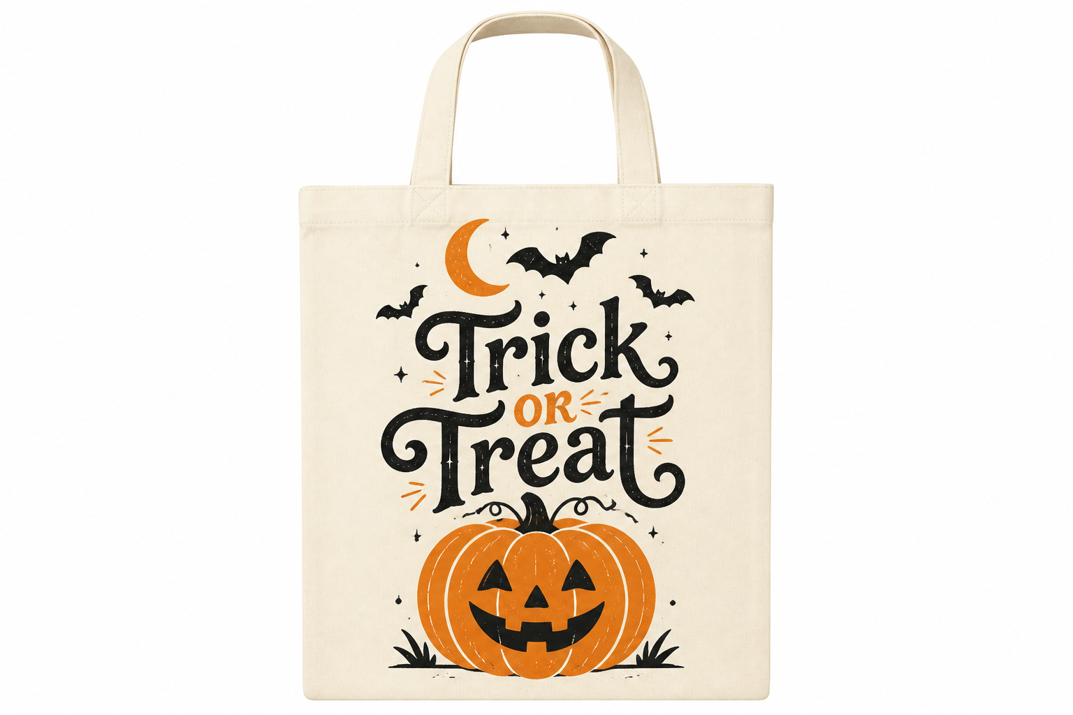 Spooky Trick‑or‑treat Canvas BAG (heat‑transfer Vinyl) project preview