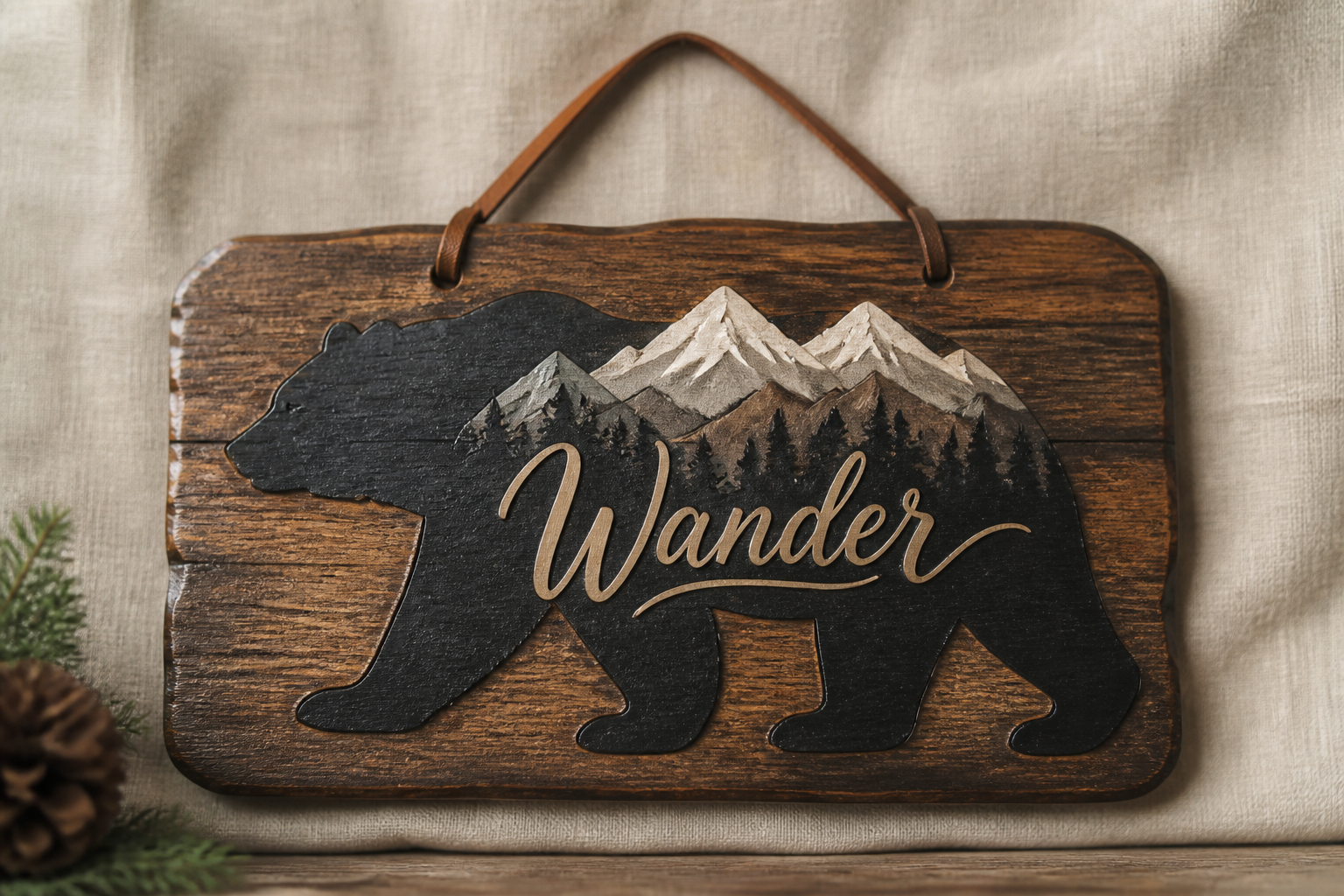 Wander Bear Plaque project preview