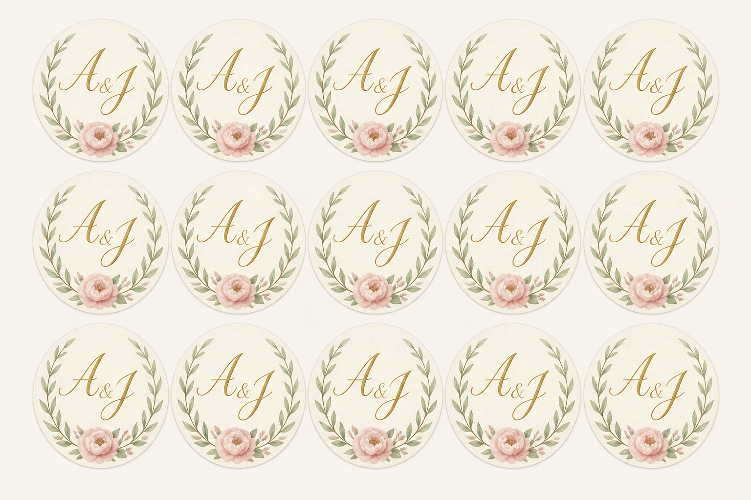 Wedding Favor Gift BOX Sticker Labels project preview
