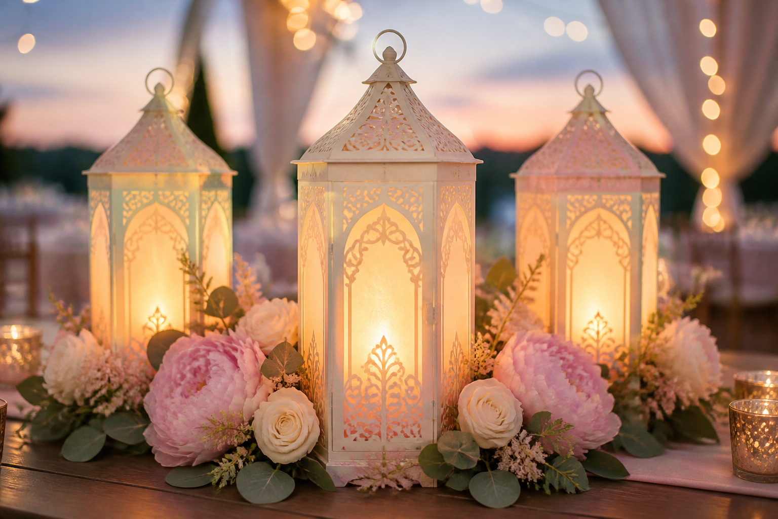 Wedding Lantern Centerpieces project preview