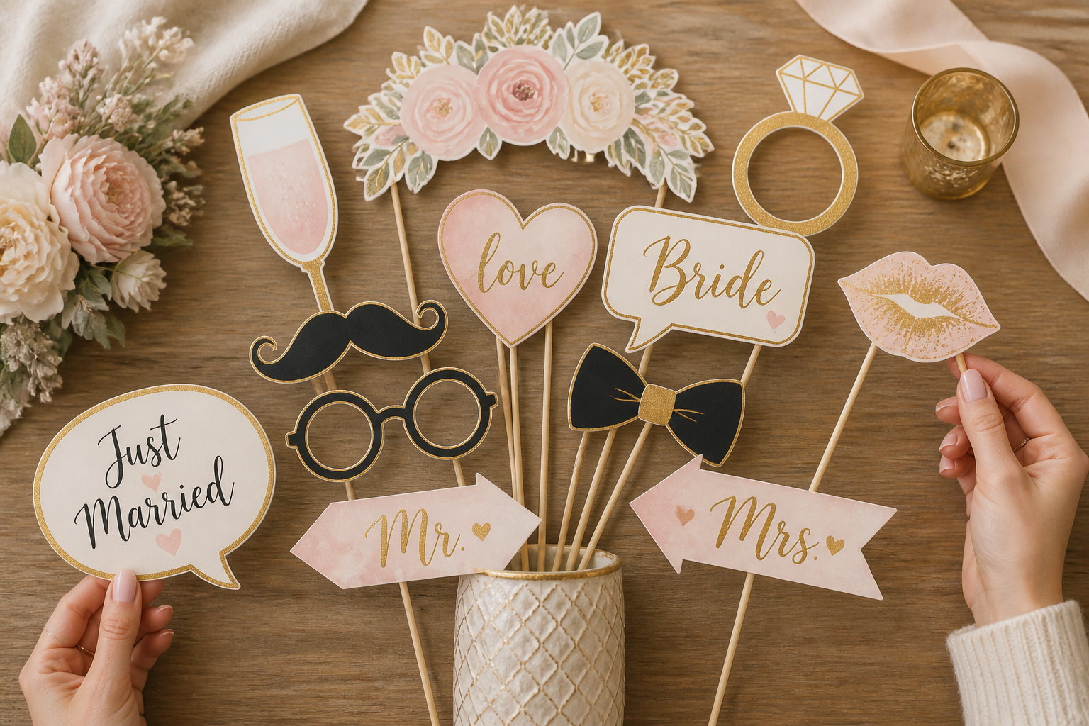 Wedding Photo Booth Props project preview