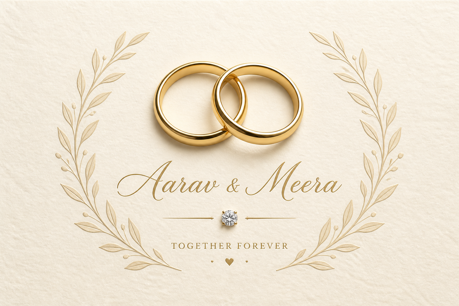 Wedding Rings Cards project preview