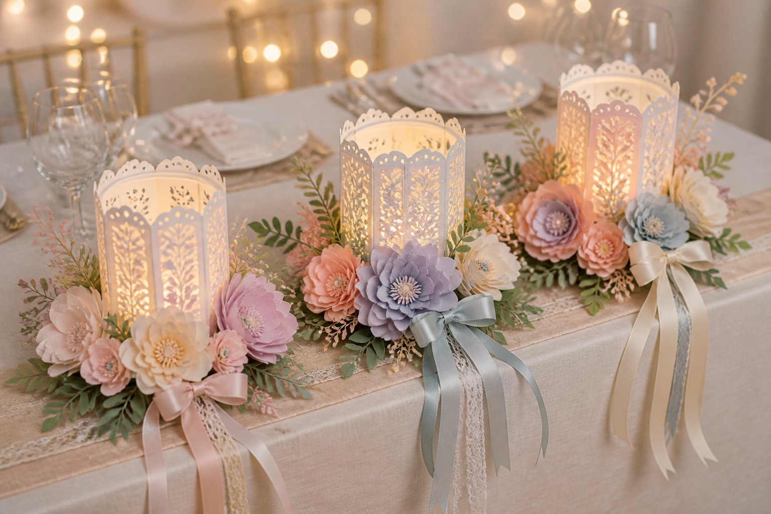 Whimsical Wedding Centerpiece project preview