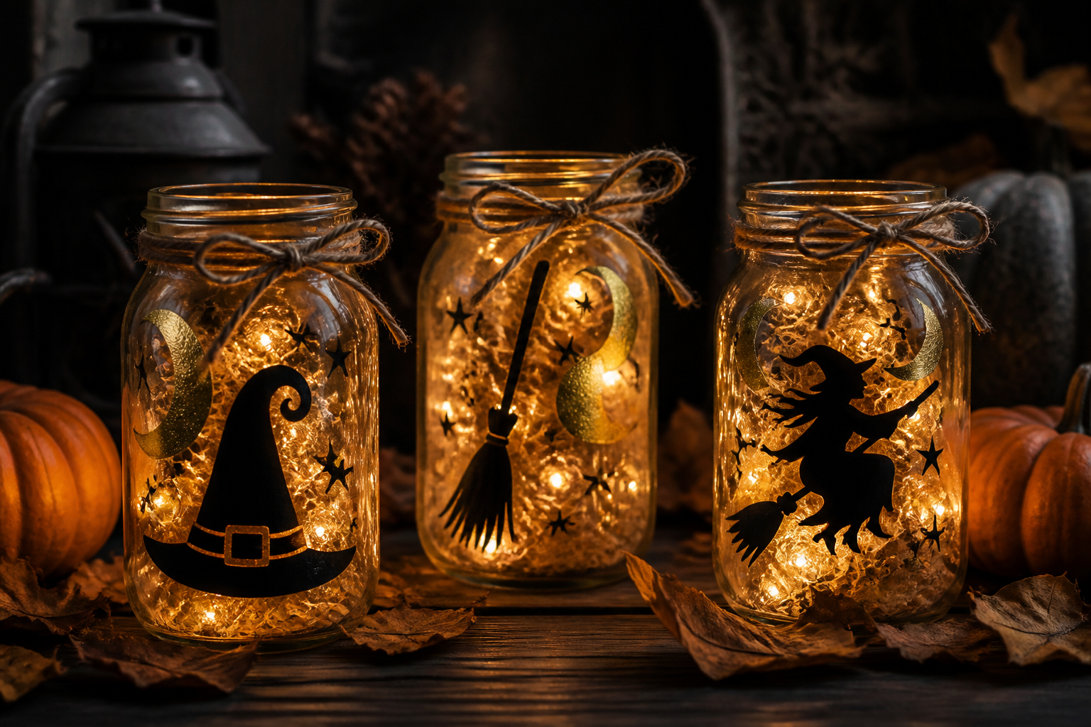 Witch Mason Jars project preview
