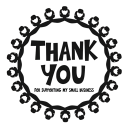 thank you SVG PNG design with bold lettering, an uplifting message