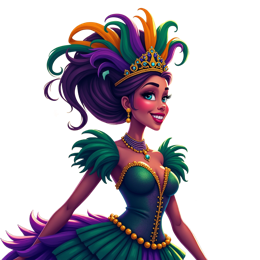mardi gras festival celebration SVG PNG design with bold lettering
