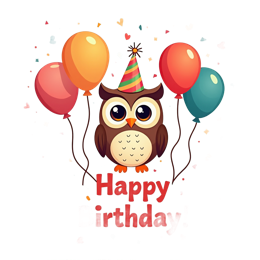 happy birthday SVG PNG design with bold lettering