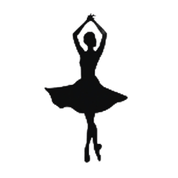 ballet dance silhouette SVG PNG design with bold lettering, an uplifting message
