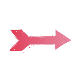 arrow graphic SVG PNG design with bold lettering
