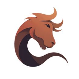 Artistic brown animal horse design with smooth lines and warm colors for Cricut and Silhouette projects