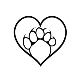 animals love pawprint shirt SVG PNG design