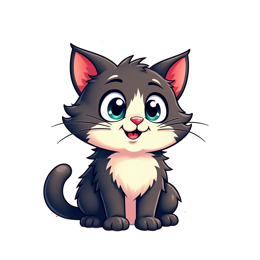 animals cute playful cat SVG PNG design