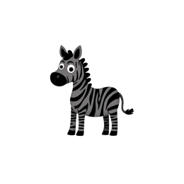 animals cartoon zebra SVG PNG design
