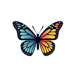 animals butterfly colorful artistry SVG PNG design