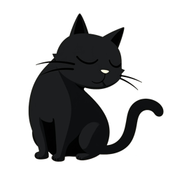 animals black cat artwork SVG PNG design