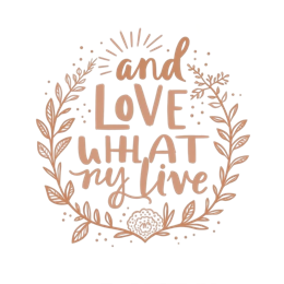 and love what my live quote SVG PNG design with hand-drawn style, bold lettering, white and red floral elements