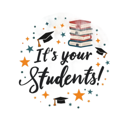 it's your students SVG PNG design with bold lettering