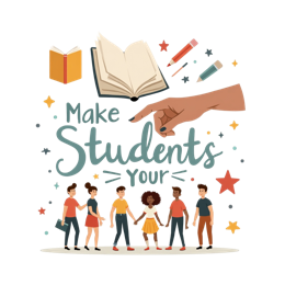 make students your SVG PNG design with hand-drawn style