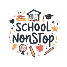 school nonstop SVG PNG design with hand-drawn style, bold lettering, an uplifting message