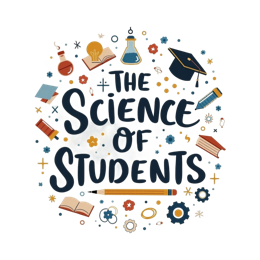 the science of students SVG PNG design with bold lettering, black and white floral elements, an uplifting message
